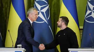 Time to invite Ukraine into NATO, Zelensky tells Stoltenberg in Kyiv