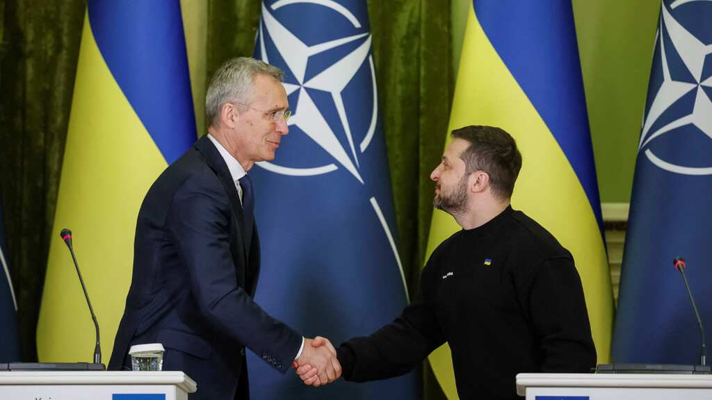 Time to invite Ukraine into NATO, Zelensky tells Stoltenberg in Kyiv