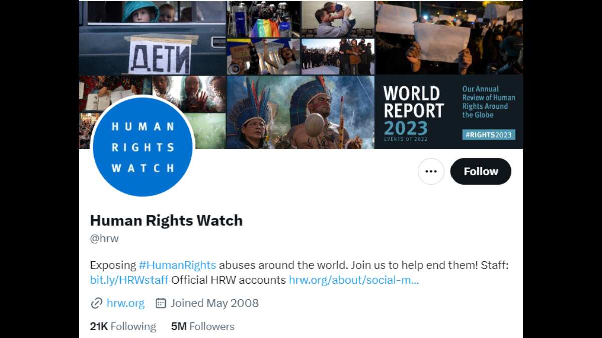 Human Rights Watch