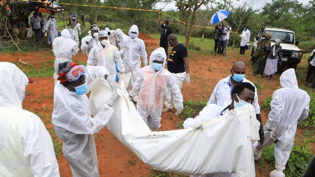 Police exhume 21 bodies in Kenya cult probe, warn toll could rise