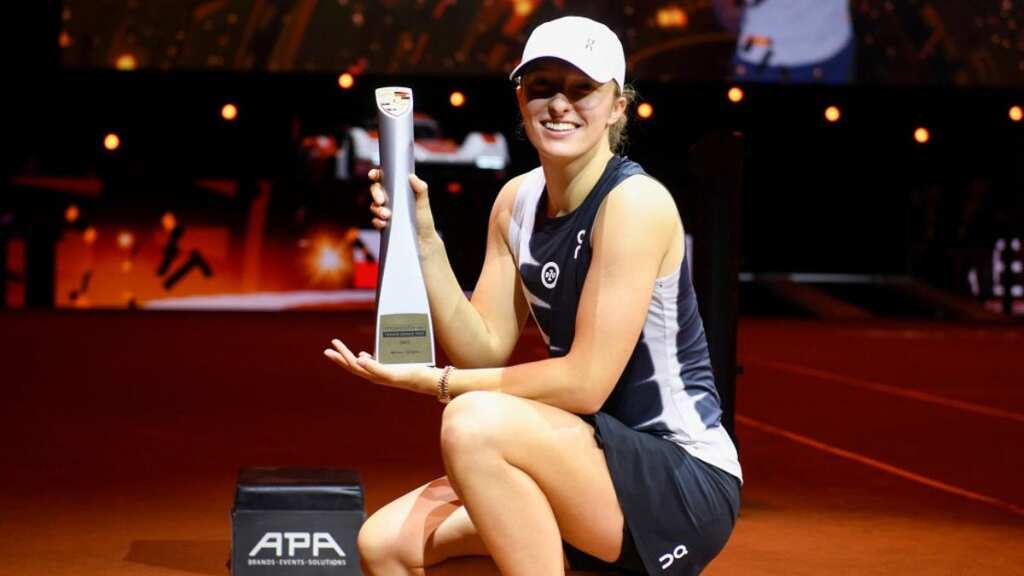 World number 1 Iga Swiatek claims her successive Stuttgart Open title, beats Aryna Sabalenka in straight sets