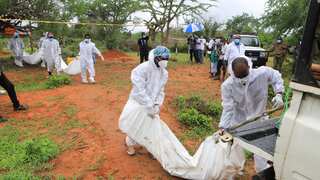 Bodies of 47 suspected Kenyan cult members have been exhumed