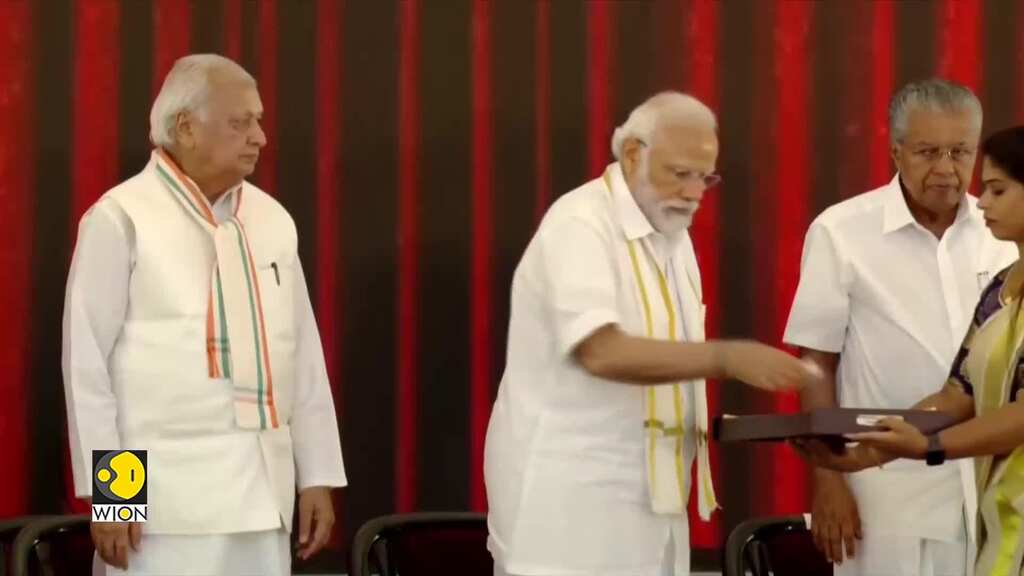 PM Narendra Modi launches India's first water metro in the city of Kochi