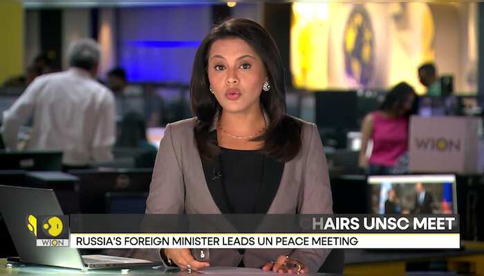 Russia's foreign minister Lavrov leads UN peace meeting