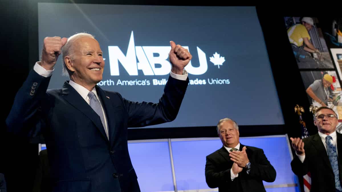 'Union workers will finish the job', says Biden amid 'four more years' chants 'Union workers will finish the job', says Biden amid 'four more years' chants