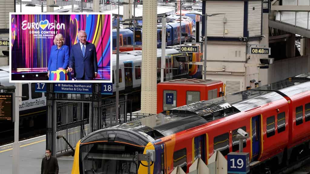 UK rail workers' planned strikes set to hammer Eurovision, FA Cup finals