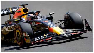 Azerbaijan GP: Red Bull's Max Verstappen fastest in chaotic Baku practice