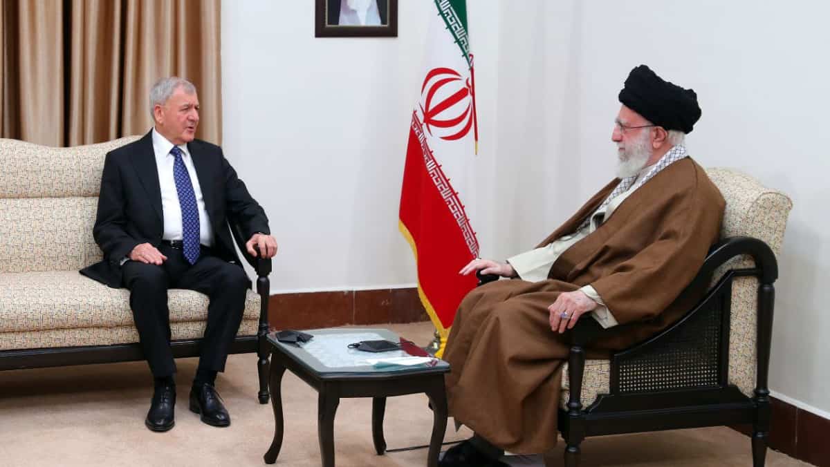 'Even the presence of one American in Iraq is too much': Iran leader Khamenei tells Iraqi president 'Even the presence of one American in Iraq is too much': Iran leader Khamenei tells Iraqi president
