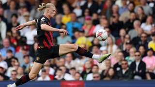 PL: Erling Haaland's record-breaking goal helps Manchester City beat Fulham 2-1, climb to number 1 spot
