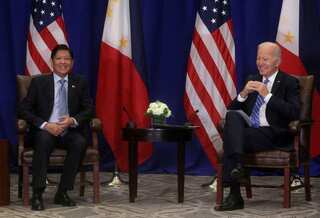 Philippine president travels to United States to forge stronger ties amid tensions with China