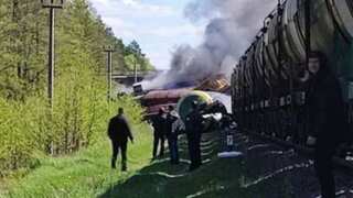 Russia: Explosion derails freight train in region bordering Ukraine