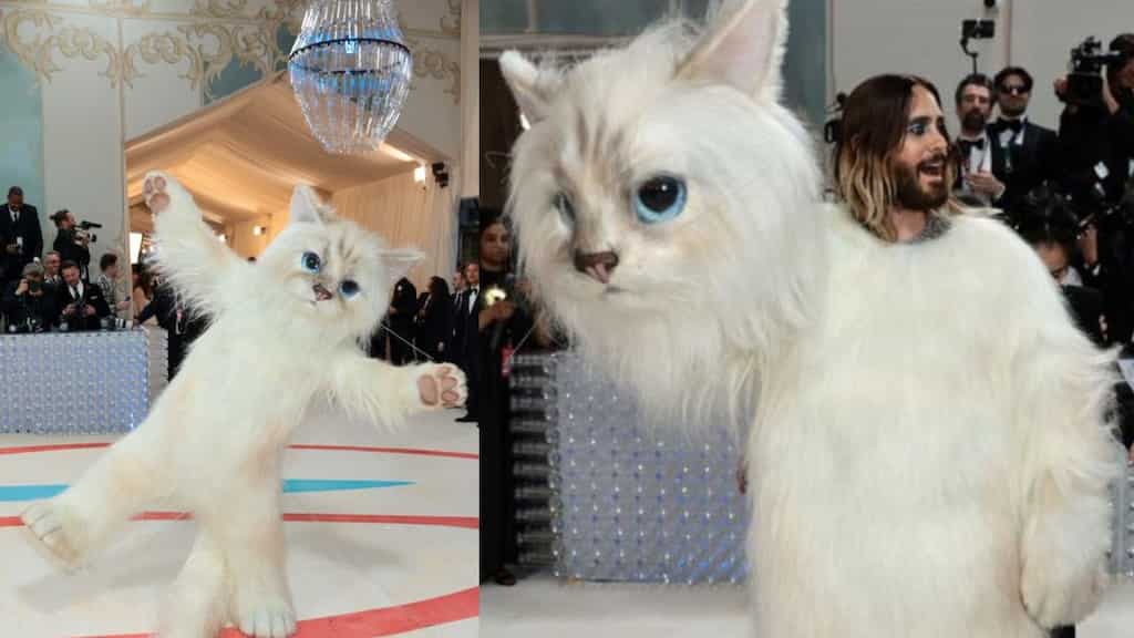Met Gala 2023: Jared Leto gets the memo right! Dresses up as Karl Lagerfeld's cat Choupette