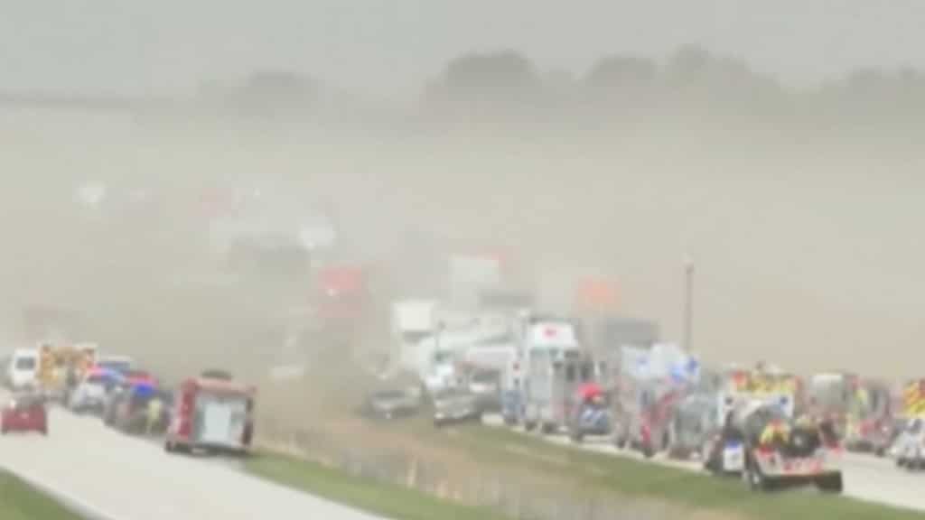 Watch: How a dust storm vehicle pileup in US led to fires, leaving six dead