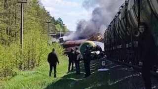‘Explosive device’ causes another freight train derailment in Russian region near Ukraine