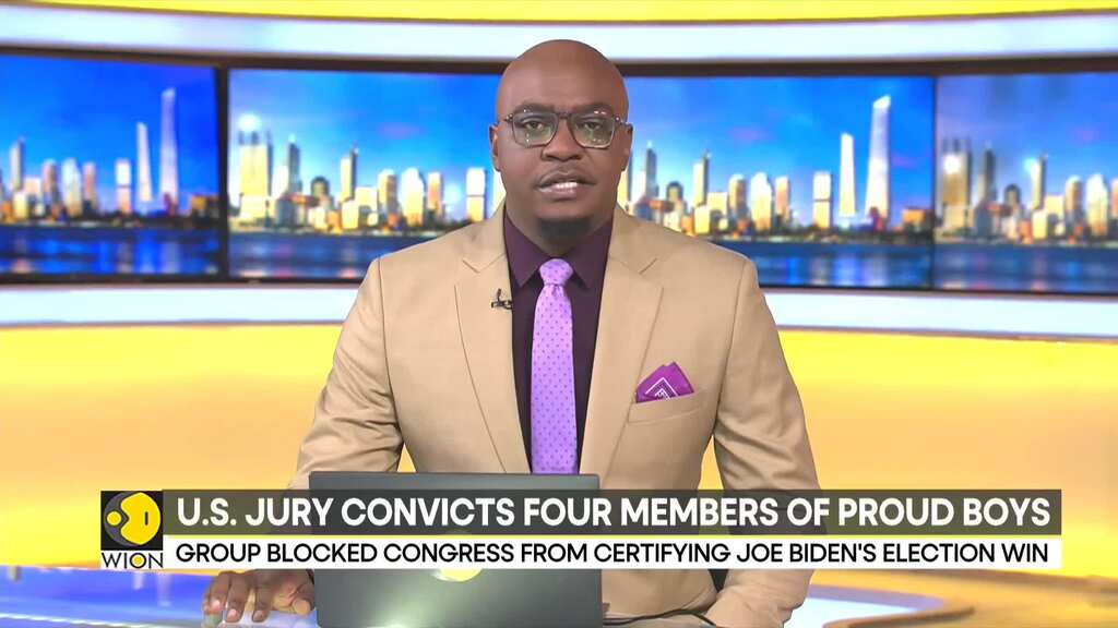 Four Proud Boys convicted of seditious conspiracy over US Capitol riot