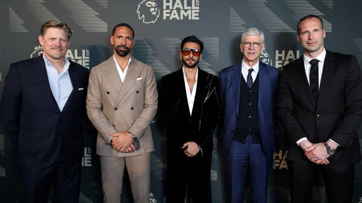 Ranveer Singh attends Premier League matches, calls it a 'magical experience'