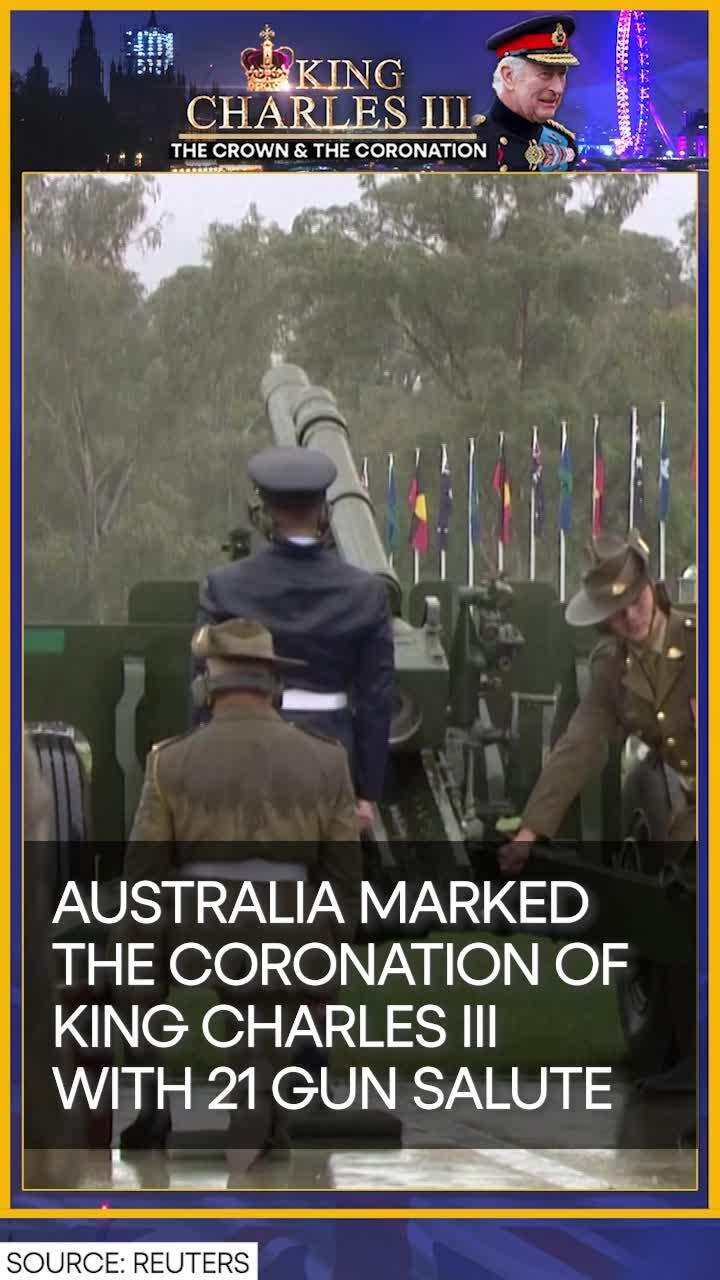 Australia marks King Charles' Coronation with 21 gun salute