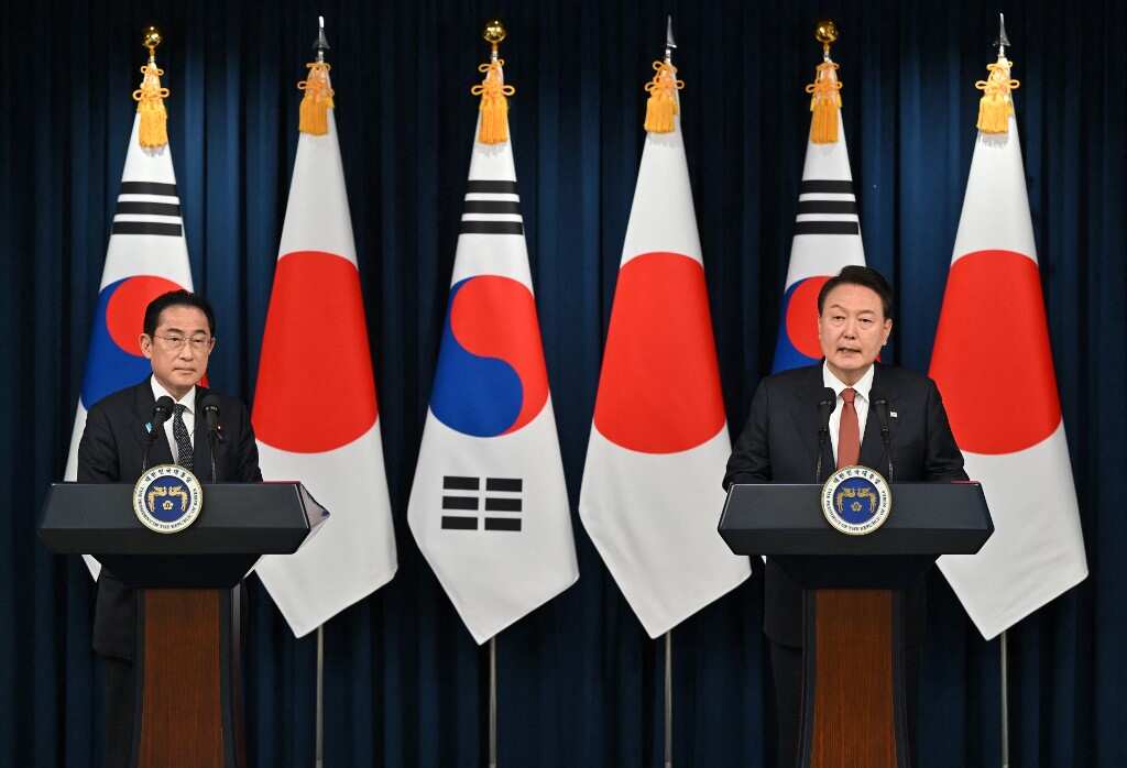 Japanese PM ‘sympathises’ with Korea’s colonial victims, stops short of offering apology Japanese PM ‘sympathises’ with Korea’s colonial victims, stops short of offering apology