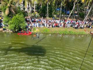 Boat capsizes in Kerala, killing 22; Indian Navy deploys two helos and 15 divers