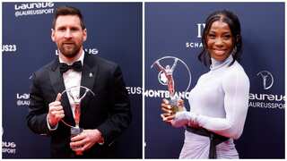 Argentina captain Lionel Messi and sprint champion Shelly-Ann Fraser-Pryce win top Laureus awards