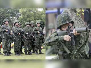 First women reservists training held in Taiwan