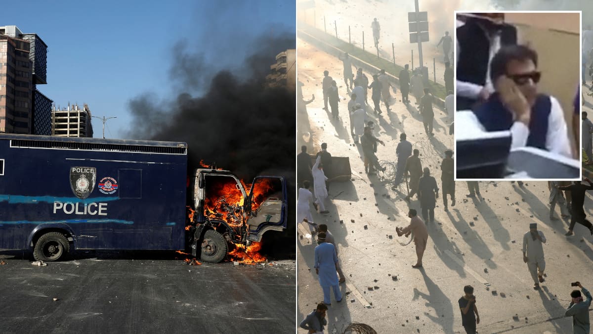 Violent protests rock Pakistan after Imran Khan’s supporters term his arrest ‘not legal’ Violent protests rock Pakistan after Imran Khan’s supporters term his arrest ‘not legal’