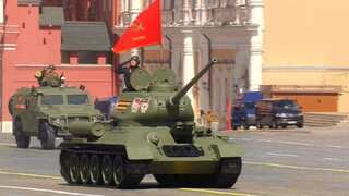 Watch: Russia's 'lonely' T-34 tank during Victory Day parade mocked