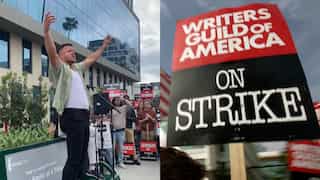 WATCH | Imagine Dragons rock the picket line in support of writers' strike