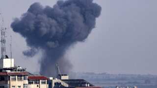 Israel and Palestinian militants exchange heavy cross-border fire over Gaza