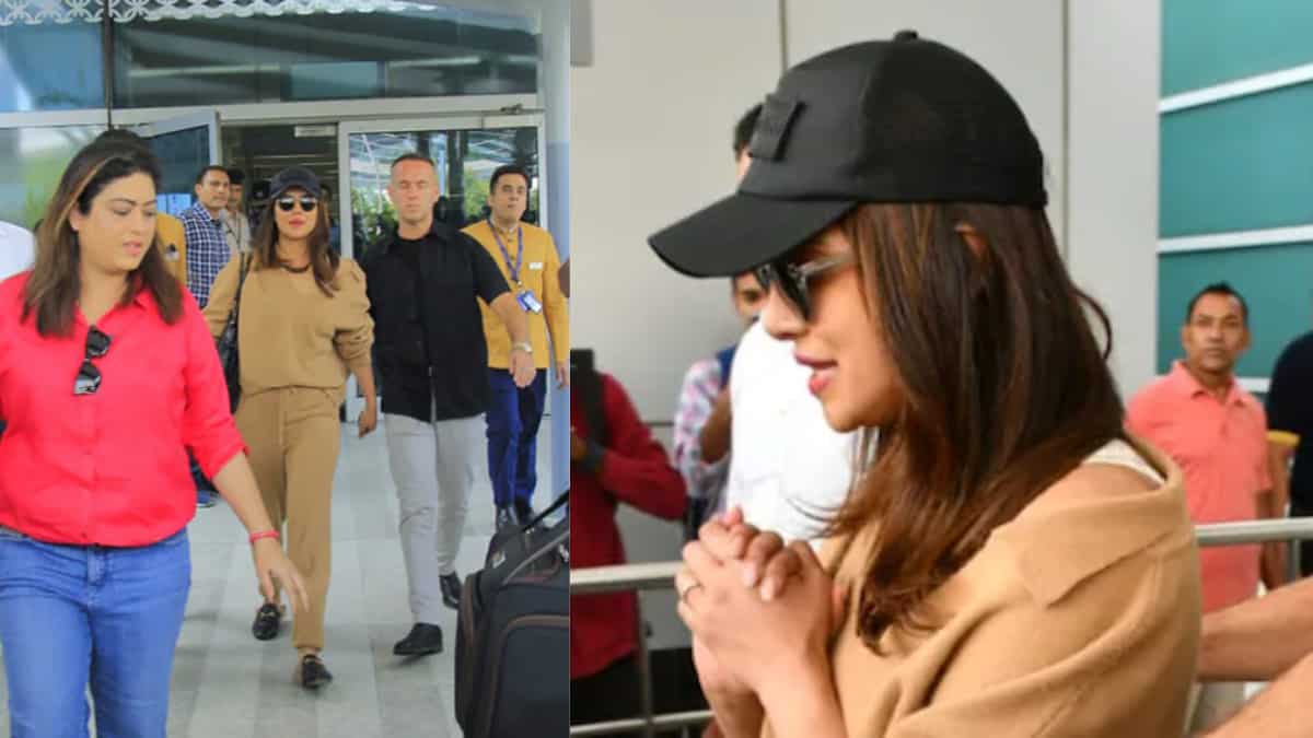 Priyanka Chopra arrives in New Delhi for sister Parineeti's engagement - See pics