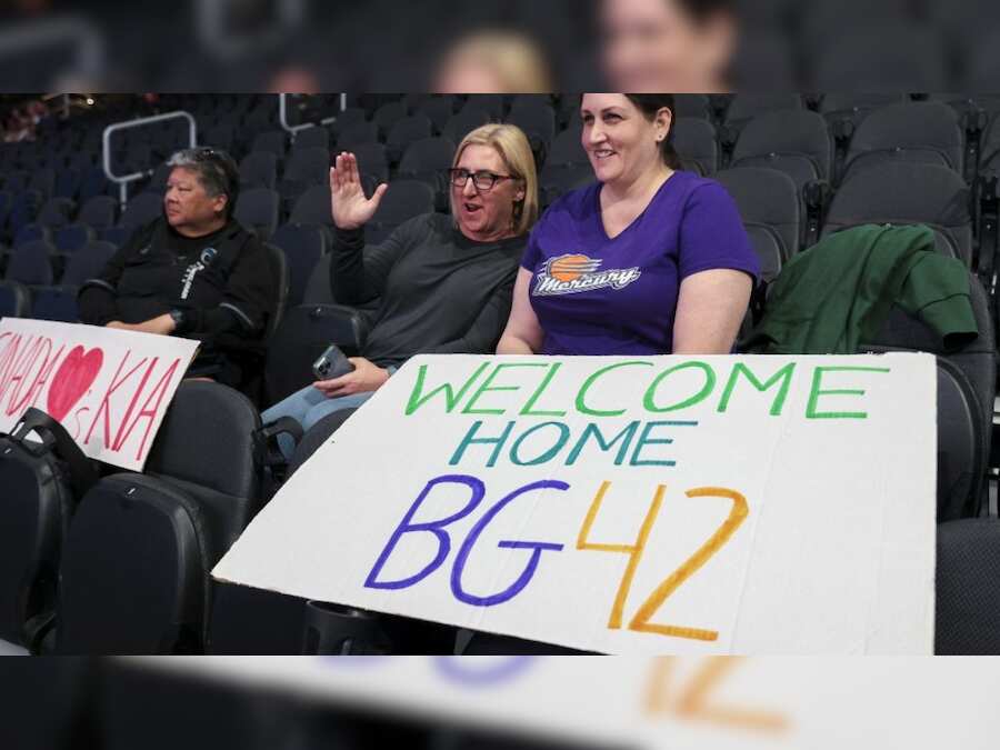 Basketball: USA's Brittney Griner plays for Phoenix Mercury in WNBA for first time since Russia detention