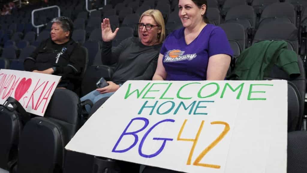 Basketball: USA's Brittney Griner plays for Phoenix Mercury in WNBA for first time since Russia detention