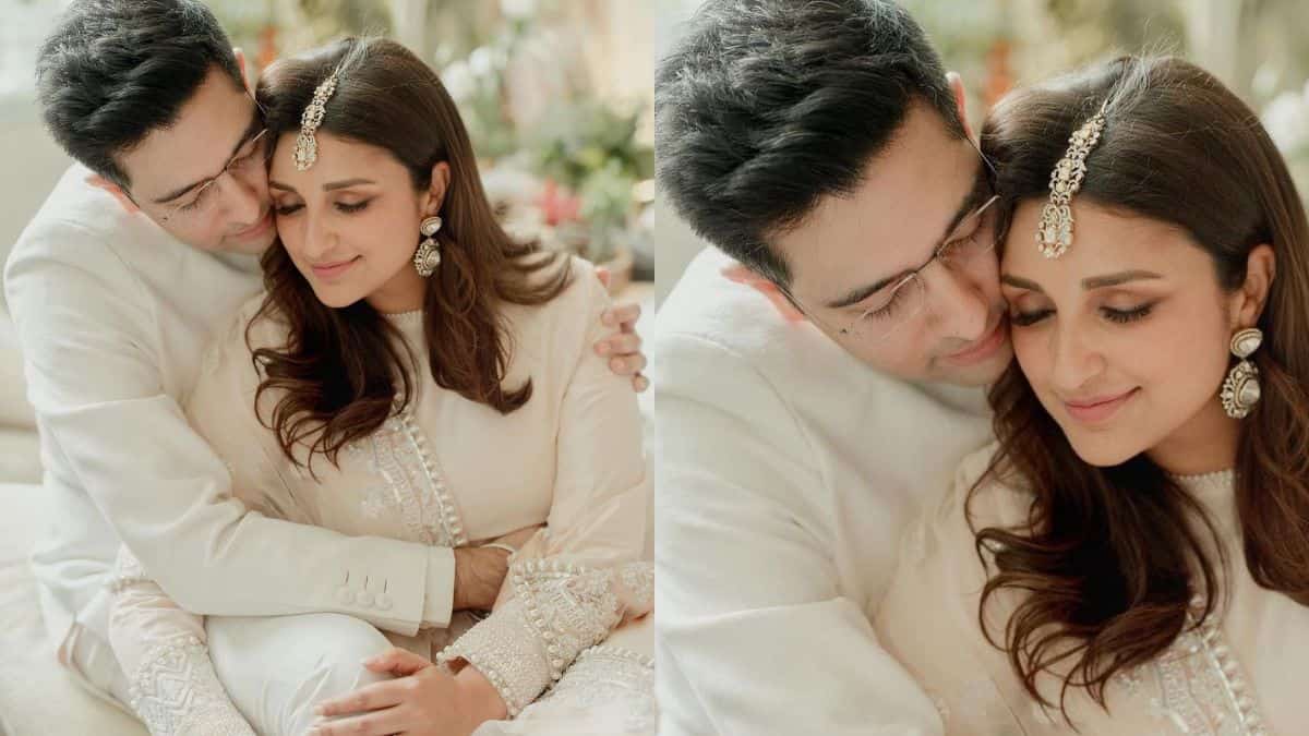 First pics out! Parineeti, Raghav are now engaged! Manish Malhotra, Arvind Kejriwal arrive to give blessings First pics out! Parineeti, Raghav are now engaged! Manish Malhotra, Arvind Kejriwal arrive to give blessings