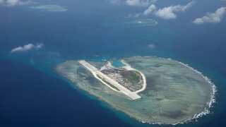 In show of power over disputed Spratly islands, Philippines sets up buoys in South China Sea