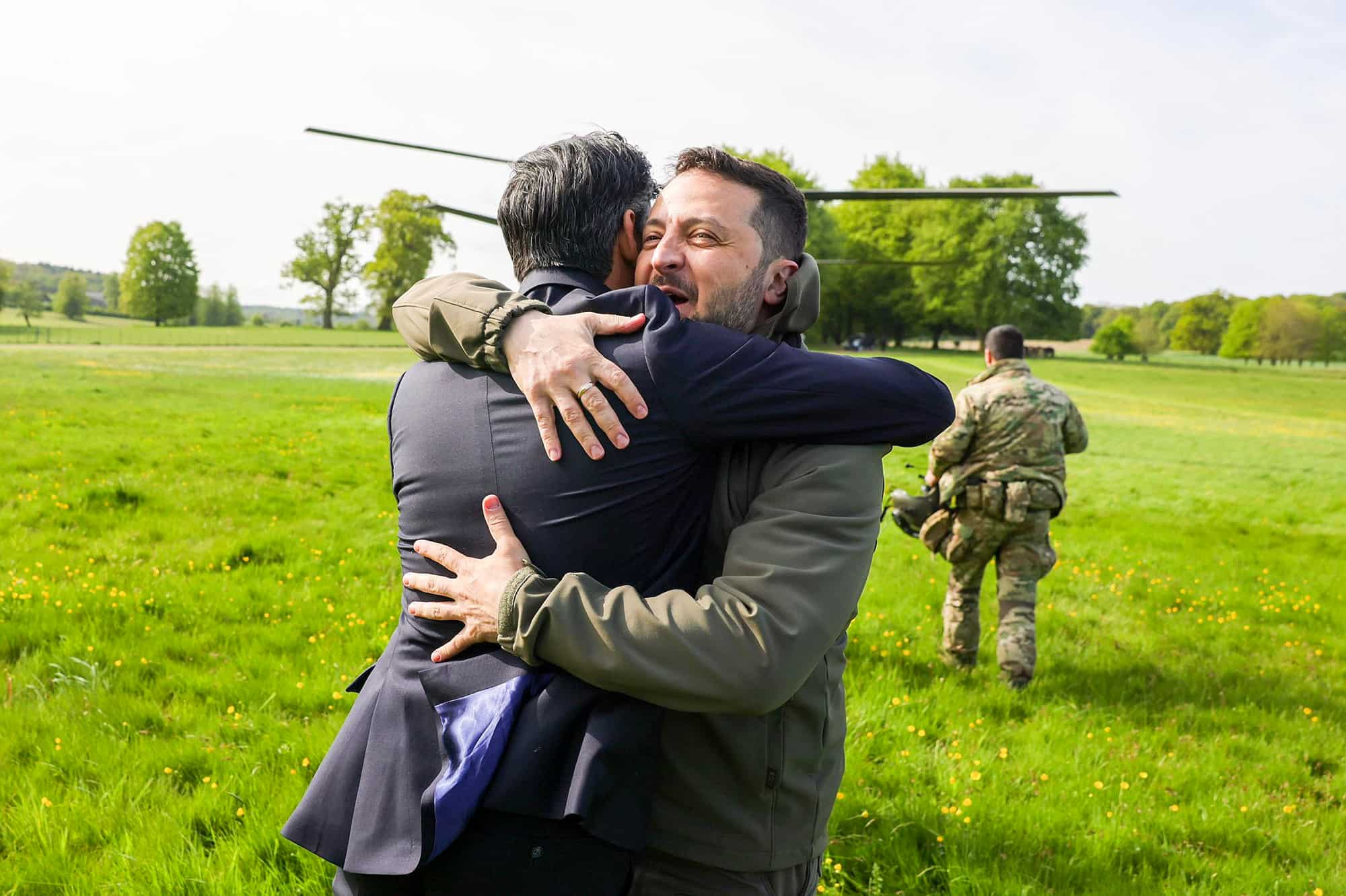 After stopping over in France and Germany, Zelensky lands in UK for more weapons, Sunak pledges aid After stopping over in France and Germany, Zelensky lands in UK for more weapons, Sunak pledges aid