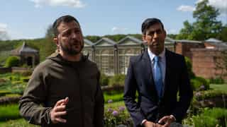 Ukraine President Zelensky eyes 'jets coalition' during meeting with UK PM Sunak