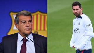 Barcelona president Joan Laporta says club will 'do everything possible' to bring Lionel Messi to Camp Nou