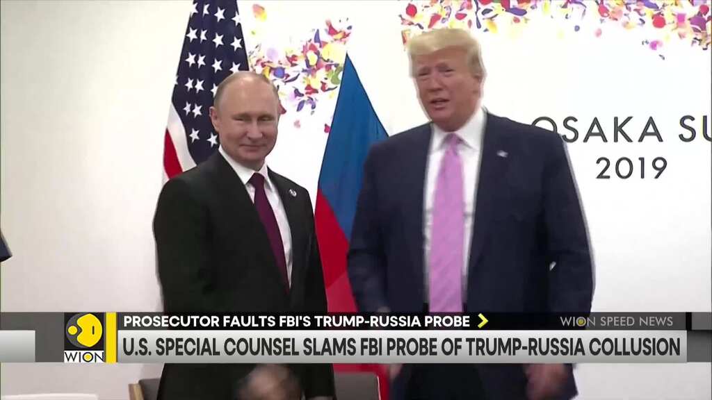 US special counsel slams FBI probe of Trump-Russia collusion