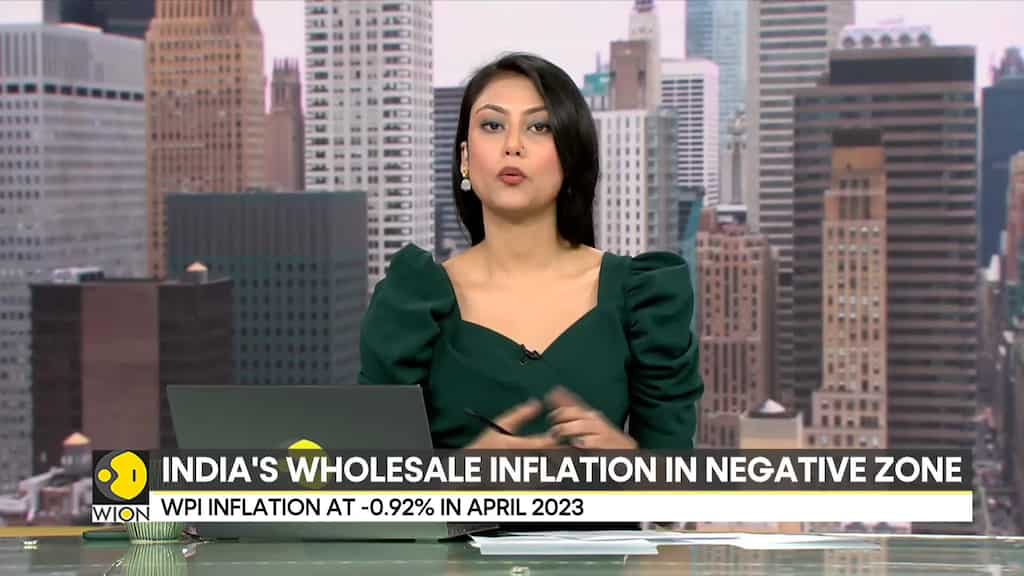 India's wholesale inflation in negative zone