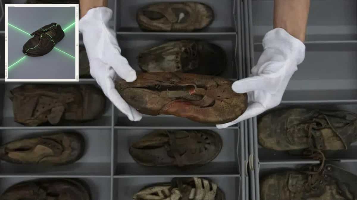 Auschwitz museum starts work of conserving shoes of 8,000 murdered children