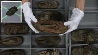 Auschwitz museum starts work of conserving shoes of 8,000 murdered children