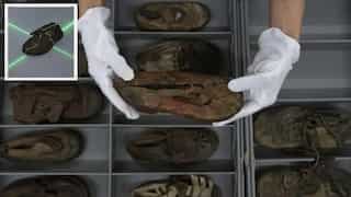Auschwitz museum starts work of conserving shoes of 8,000 murdered children