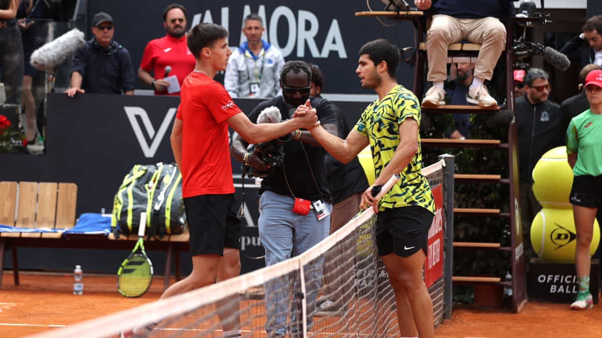 World no. 2 Carlos Alcaraz crashes out of Rome Masters World no. 2 Carlos Alcaraz crashes out of Rome Masters