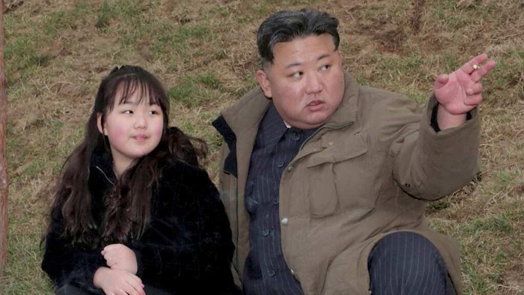 North Korea is about to launch its 1st spy satellite as Kim Jong Un seen on site
