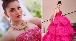 'What is this?' ask netizens as Urvashi Rautela wears lizard neckpiece for Cannes red carpet appearance