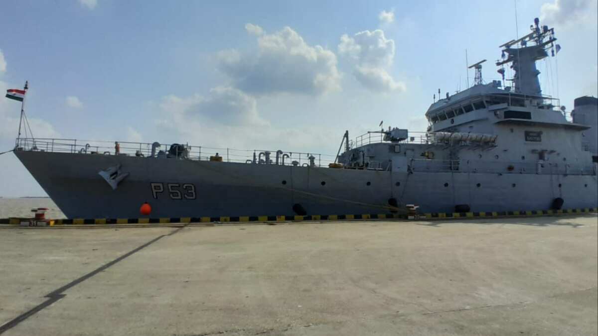 Cyclone Mocha: Indian Navy ships rush relief material to battered Myanmar, many feared dead Cyclone Mocha: Indian Navy ships rush relief material to battered Myanmar, many feared dead