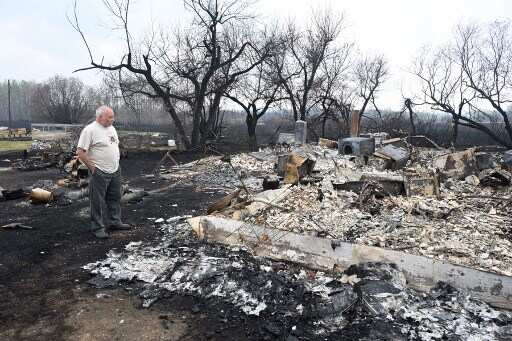 Widespread destruction