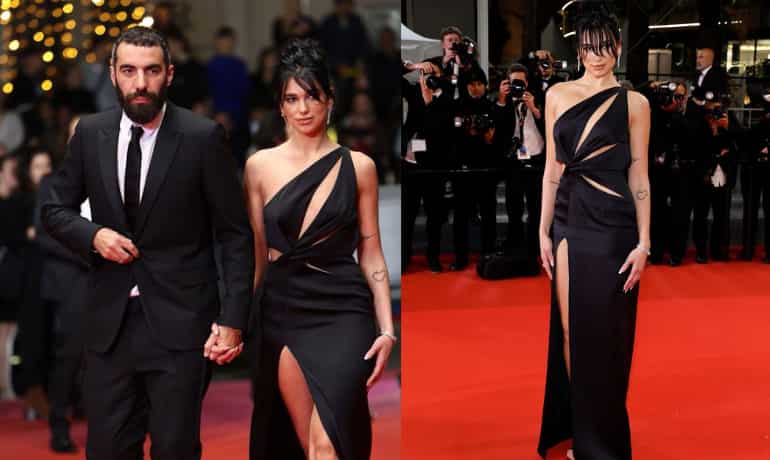 Dua Lipa and Romain Gavras pack on the PDA at Cannes Film Festival