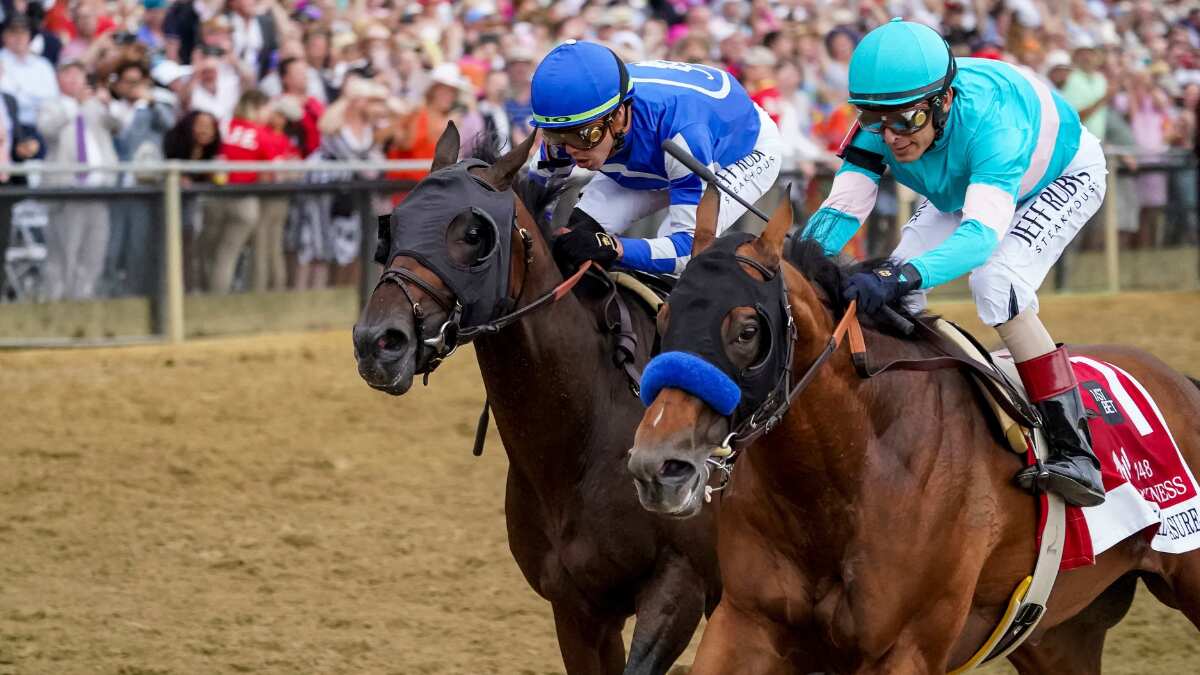 National Treasure wins Preakness Stakes as Bob Baffert makes history National Treasure wins Preakness Stakes as Bob Baffert makes history