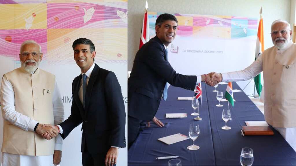 Bilateral at G7: Modi, Sunak review FTA progress, agree to deepen cooperation on trade & investment
